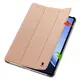 Etui z klapką Bizon Case Tab Croc do OnePlus Pad 3 / 2 Pro / OPPO Pad 4 / 4 Pro różowozłote