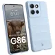 Pancerne etui Bizon Case Tur do Motorola Moto G86 5G jasnoniebieskie
