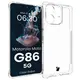 Elastyczne etui Bizon Case Salpa do Motorola Moto G86 5G przezroczyste
