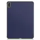 Etui z klapką Bizon Case Tab Croc do OnePlus Pad 3 / 2 Pro / OPPO Pad 4 / 4 Pro granatowe