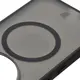 Etui z pierścieniem magnetycznym Bizon Case MatteO do Nothing Phone (3a) Pro przydymione-czarne