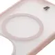 Etui z pierścieniem magnetycznym Bizon Case MatteO do Nothing Phone (3a) Pro przydymione-różowe
