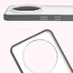 Etui Bizon Case Angelo do Nothing Phone (3a) Pro półprzezroczyste z szarą ramką