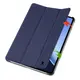Etui z klapką Bizon Case Tab Croc do OnePlus Pad 3 / 2 Pro / OPPO Pad 4 / 4 Pro granatowe