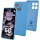 Silikonowe etui Bizon Soft Case do Motorola Edge 60 Pro niebieskie