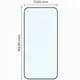 2x szkło na ekran + 1x szkło na aparat Bizon Edge 2 Pack do Honor 400