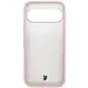 Etui Bizon Case Angelo do Google Pixel 10 / 10 Pro półprzezroczyste z różową ramką