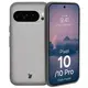 Etui Bizon Case Angelo do Google Pixel 10 / 10 Pro półprzezroczyste z szarą ramką