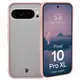 Etui Bizon Case Angelo do Google Pixel 10 Pro XL półprzezroczyste z różową ramką