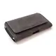 Skórzana kabura LURESKO FREYA XXL do paska etui na telefon 170x85x10mm (szary vintage szara nić)
