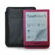 Skórzane etui LURESKO MASTER M na ebook 177x130x9mm (czarny gładki czarna nić) (PAP)