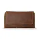 Skórzana kabura LURESKO FREYA S do paska etui na telefon 131x62x12mm - BRĄZ VINTAGE