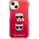 Karl Lagerfeld Karl Lagerfeld KLHCP13MTPE2TR iPhone 13 6,1" hardcase czerwony/red Karl&Choupette Head