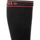 Bridgedale Skarpety wodooszczelne Bridgedale StormSock Heavy Knee - black/red 40 - 43