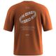 Koszulka z nadrukiem Salewa Eagle Hybrid Loose T-Shirt - bombay brown rozmiar: l