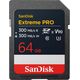 Karta SanDisk Extreme PRO SDXC 64 GB Class 10 UHS-II/U3 V90 (SDSDXDM-064G-GN4IN)