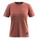 Koszulka bawełniana damska Salewa Eagle Logo Patch T-Shirt - etruscan red rozmiar: xs