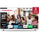 TV SET LCD 43" QLED 4K/WHITE 43UG4S14W THOMSON