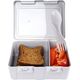 Orion Pojemnik śniadaniowy z przegrodą na śniadanie sałatkę lunchbox sztućce śniadaniówka serce 1 l