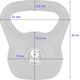 Kettlebell do ćwiczeń FUNFIT GYM&FITNESS 6 kg