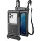 SPIGEN A611P UNIVERSAL WATERPROOF FLOAT CASE 2-PACK MATTE BLACK