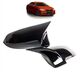Zestaw osłon lusterek bocznych Gloss Black BMW 5 F10 5 F07 5 F11 F13 F12 F06 7 F01 F02 F03 F04 Facelift 2014-2017