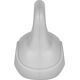 Kettlebell bitumiczny 4 kg szary REBEL ACTIVE