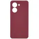 Silikonowe etui Bizon Soft Case do Xiaomi POCO X7 Pro ciemnofioletowe
