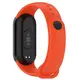 Silikonowy pasek Bizon Strap Watch Silicone do Xiaomi Smart Band 9 / 9 NFC / 8 pomarańczowy