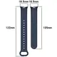 Silikonowy pasek Bizon Strap Watch Silicone do Xiaomi Smart Band 9 / 9 NFC / 8 granatowy