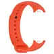 Silikonowy pasek Bizon Strap Watch Silicone do Xiaomi Smart Band 9 / 9 NFC / 8 pomarańczowy
