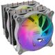 Mars Gaming MCPU-XT CPU Cooler Dual Tower Cooling 300W 2x120mm ARGB