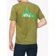 T-shirt z nadrukiem Patagonia Berm Logo Responsibili-Tee - graze green, rozmiar: S