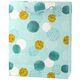 Torba Prezentowa Wzór Złote Kropki Pastelowa  32 × 26 × 10 cm