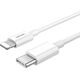 Kabel USB Vega DENMEN KABEL USB PD TYP-C - LIGHTNING 20W 3,6A WZMACNINANY BIAŁY 2M D65>