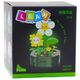 Mini Klocki Konstrukcyjne Kwiatki Z Buźkami Białe Żółte 142 el. LEAN TOYS