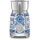 Smeg MFF01DGBEU spieniacz / podgrzewacz do mleka Automatyczny Niebieski, Srebrny, Biały