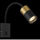 Spotlight GLOBO BRISBON, 1xGU10 max 1x25W, black/copper color. 7x33x43cm