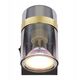Spotlight GLOBO TRABBY, 1xGU10 max 1x8W, black glass, smoked glass, 7x9.6x12.5cm