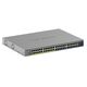 NETGEAR GS748PP - Switch - unmanaged - 24 x 10/100/1000 + 24 x 10/100/1000 (PoE+) - Desktop, wandmontierbar - PoE+ (380 W)