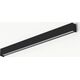 Kinkiet Nowodvorski Metalowa listwa ścienna Straight Wall 7594 minimalistyczna czarna