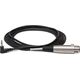 Kabel Hosa Jack 3.5mm - XLR 0.3m srebrny (XVM-101F)