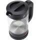 JATA HA702, 1.2 L, 1500 W, Black, Transparent, Glass, Overheat protection, Cordless