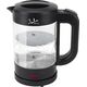 JATA HA702, 1.2 L, 1500 W, Black, Transparent, Glass, Overheat protection, Cordless