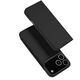 Etui Dux Ducis Skin Pro na iPhone 17 Pro z klapką i miejscem na kartę - czarne