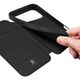 Etui Dux Ducis Skin Pro na iPhone 17 Pro z klapką i miejscem na kartę - czarne