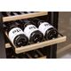 Caso | Wine cooler | WineComfort 660 Smart | Energy efficiency class G | Free standing | Height 103.5 cm | Total net capacity 178 L | Ekranas | Juodas