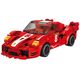 Klocki Konstrukcyjne Auto Robot 2w1 Czerwony Napęd 341 el. LEAN Toys