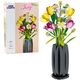 Klocki Konstrukcyjne Bukiet Tulipany W Wazonie 1250 el. LEAN Toys