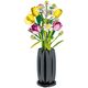 Klocki Konstrukcyjne Bukiet Tulipany W Wazonie 1250 el. LEAN Toys
